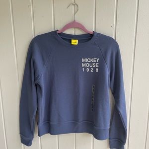 Disney Mickey Mouse Blue Sweatshirt. 90 years anniversary edition. Size-Small